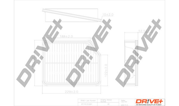 Dr!ve+ DP1110.10.0201 Filtru aer