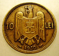 1.627 ROMANIA CAROL II 10 LEI 1930 PARIS foto