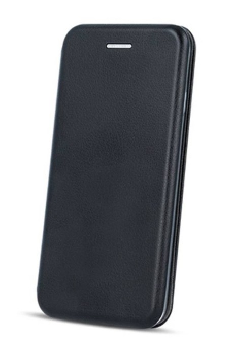 Husa de protectie tip carte pentru Xiaomi Redmi 13C, Inchidere magnetica, Negru
