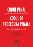 Codul penal. Codul de procedură penală. Ediția a 12-a - Paperback brosat - Dragoş Bogdan, Petruţ Ciobanu - Rosetti Internaţional