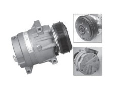 Compresor aer conditionat Nissan Interstar, 2002-2010, motorizare 1.9 dci, 60kw; 2.2 dci, 66kw, 2.5 dci, 73/74/85kw, diesel, rola curea 123 mm, 6 can foto