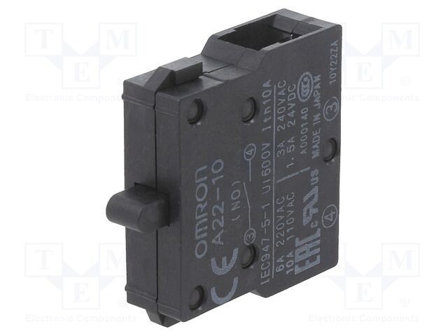 Element de contact Pini NO OMRON