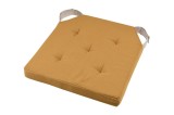 Pernă De Scaun Velcro Duo Mustar/In 38X38 Cm, Culoare Muștar/In, 100% Bumbac