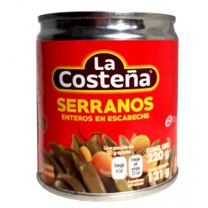Ardei Serrano Intregi (220g)