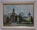 Tablou pictura &quot;Biserica Sf. Niculai Domnesc&quot; - Vasile Stratulat