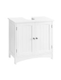 Cumpara ieftin Dulap de depozitare pentru chiuveta, Vasagle, 2 usi, Alb, 60 x 30 x 60 cm