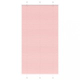 vidaXL Jaluzea plisată roz 105x200 cm Lățime țesătură 104,4 cm