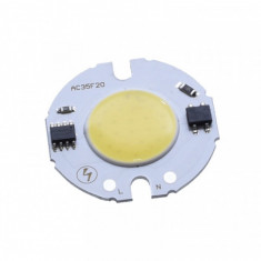 LED COB 35mm Putere 4W 220V Alb Rece LEDH35F04022 XXM foto