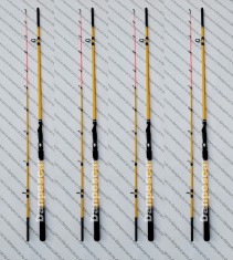 SET 4 Lansete carbon compozit PROFL DUAL FORCE tip Feeder 2,40 metri ACTIUME 200gr