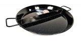 Tigaie paella fructe de mare multigusto, 2 compartimente, 60 cm, email vitrificat, La ideal, GRC81260
