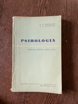 G. A. Fortunatov - Psihologia foto