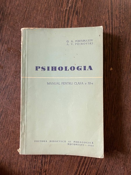 G. A. Fortunatov - Psihologia