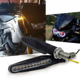 Set 2 lampi Semnalizare Moto SECVENTIALA, cu LED-uri Samsung, cu 2 functii,