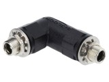 Adaptor DC 5,5x2,5mm 5A negru DELOCK 90944, ambele părți