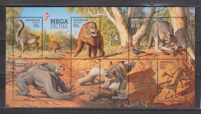 AUSTRALIA 2010 FAUNA PREISTORICA . MI.BL. 79 MNH foto