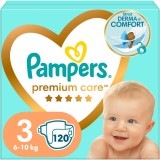 Scutece Pampers Premium Care 3 Mega Box, 120 bucati