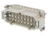 Conector HDC 16A, 16 pini tată, Degson DE-016-M, Policarbonat, Aliaj Cupru, 500V