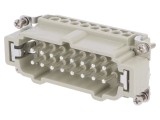 Conector HDC 16A cu 16 Inserturi de Contact Tată de Pin