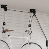 Palan pentru biciclete cu suport pe tavan, 57 kg GartenMobel Dekor, vidaXL