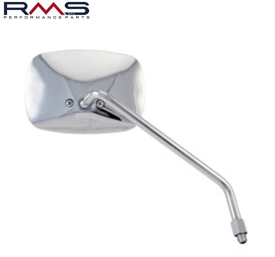 Oglinda (retrovizor) dreapta Aprilia Scarabeo (motorizare Rotax) (99-03) 4T LC 125-150-200cc - cromata (RMS)