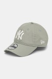New Era șapcă de baseball din bumbac culoarea verde, neted, 60595475