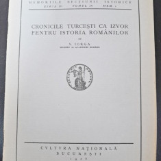 Cronicile turcesti ca izvor pentru istoria romanilor - N. Iorga