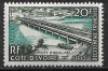 B1260 - A.O.F.Coasta de fildes 1958 - Podul Abidjan neuzat,perfecta stare, Nestampilat