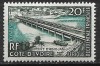C2198 - A.O.F.Coasta de fildes 1958 - Podul Abidjan neuzat,perfecta stare, Nestampilat