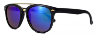 Ochelari de soare Wayfarer Passenger X Albastru - reflexii si Negru foto