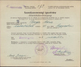 HST A1880 Adeverință identitate refugiat 1916 Sibiu