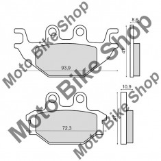 MBS Placute frana Kymco KXR 250 fata, Cod Produs: 225103070RM