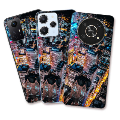 Husa Google Pixel 8 Pro Silicon Gel Tpu Model Night City foto