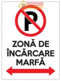 Semn pentru zona de incarcare marfa