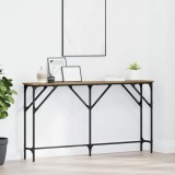 VidaXL Masă console stejar artizanal 140 x 23 x 75 cm