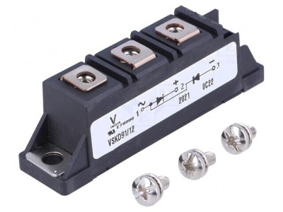 Diodă Dublă 1.2kV 100A ADD-A-Pak VS-VSKD91/12 foto