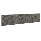 vidaXL Perete gabion cu capace, 300 x 30 x 100 cm, oțel galvanizat