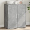 Dulap Gossi Gri Beton 60x31x70 cm Lemn Prelucrat Depozitare Multifunctional