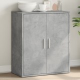 Dulap Gossi Gri Beton 60x31x70 cm Lemn Prelucrat Depozitare Multifunctional