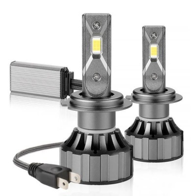 Set 2 becuri cu led H7 9-36V, model V20 , 120w 12000lm 6000k, CANBUS foto