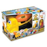 Camion cu betoniera si blocuri de constructie, Dede, 30 piese