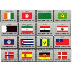 ONU New York 1988 - steaguri, serie neuzata