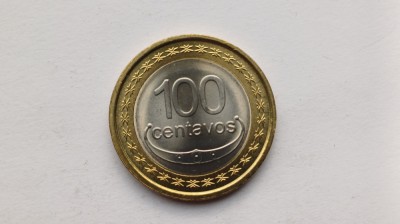 Timorul de Est -100 Centavos 2012-UNC -BIMETAL foto