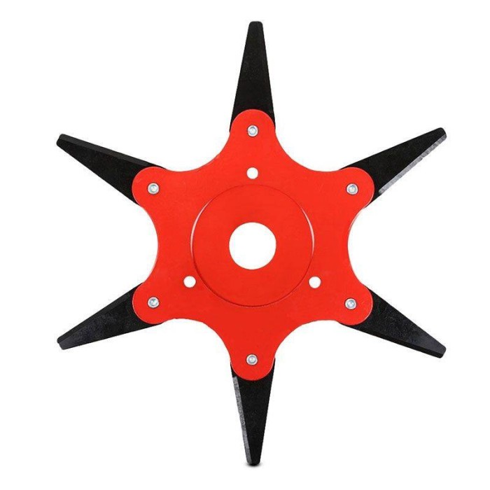 Disc motocoasa trimmer cu 6 cutite pliabile 25,4mm GF-1678