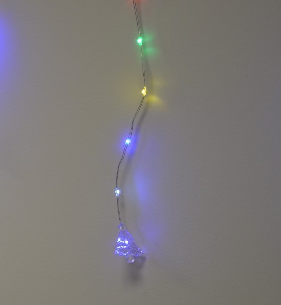 Instalatie de Craciun, perdea BRADUTI, alb cald, 120 led, 3X1 M, 9061WW