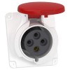 Priza industriala ST fixa 3P+E 32A Schneider 400V PKF32F434