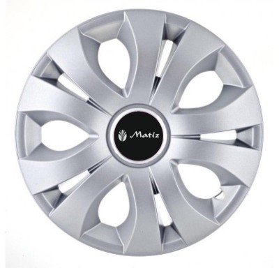 Set 4 capace roti Top Gray pentru gama Matiz, R14 foto
