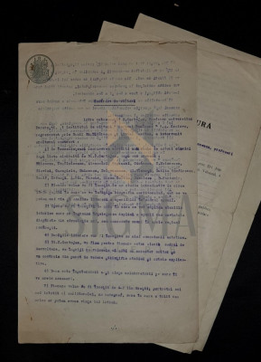 LOT DOCUMENTE, CONTRACT DE EDITURA NICOLAE CARTOJAN si A. RADULESCU-POGONEANU (Profesori Universitari), 1929-1936, Craiova foto