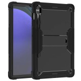 Techsuit - Rugged TabShell + Screen Protector - Samsung Galaxy Tab S9 Plus / S10 Plus - Black