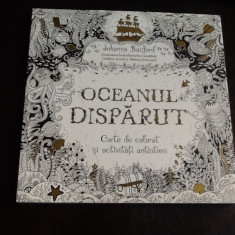 Oceanul disparut, carte de colorat antistres