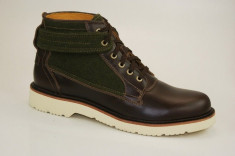 Ghete barbat TIMBERLAND Abington premium originale piele +woolrich superbe 43! foto